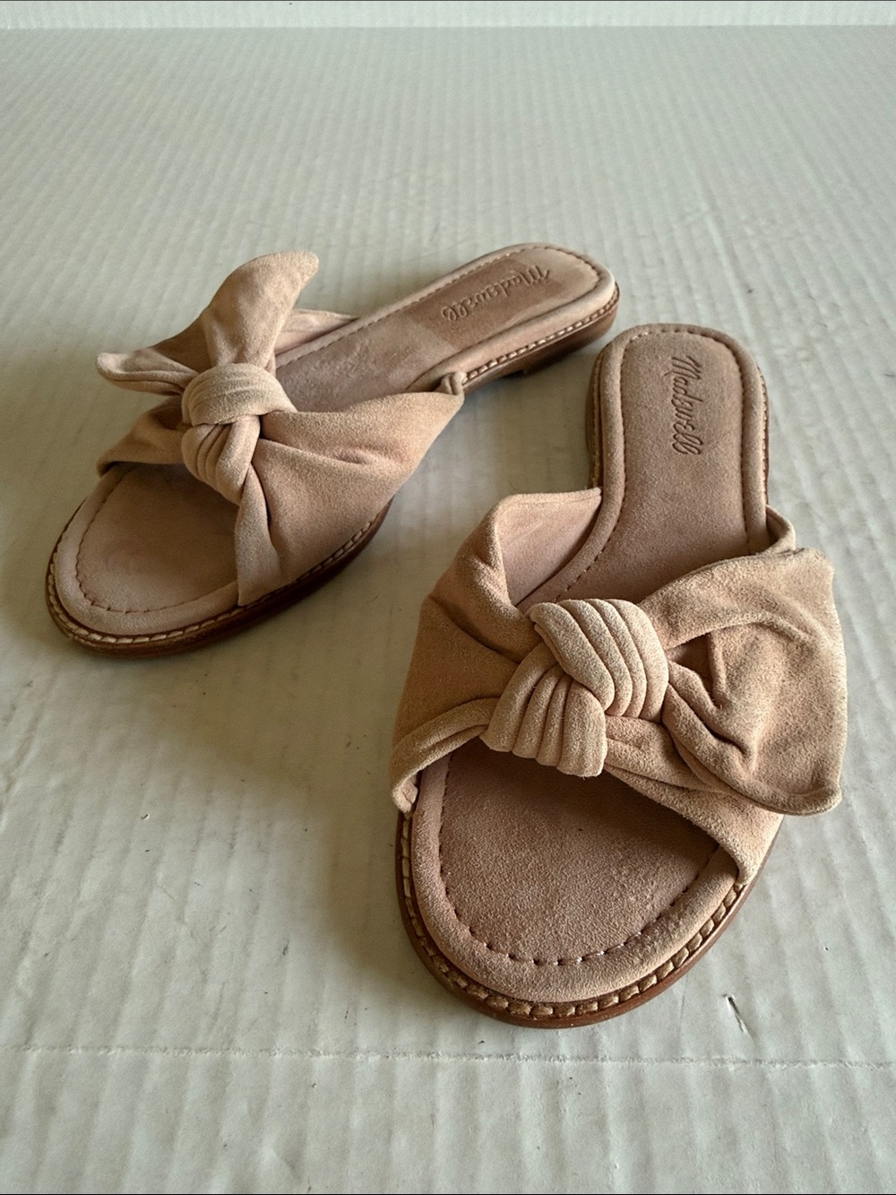 Madewell Suede Naida Slide Sandals - Picture 2 of 9